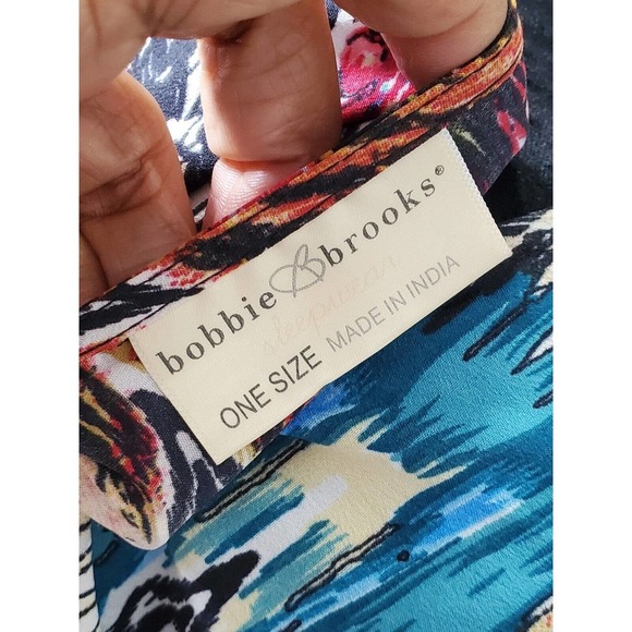 Boobie Brooks Women's Multicolor V-Neck Dolman Sleeve Knee Length Coverup L/XL - Picture 11 of 12